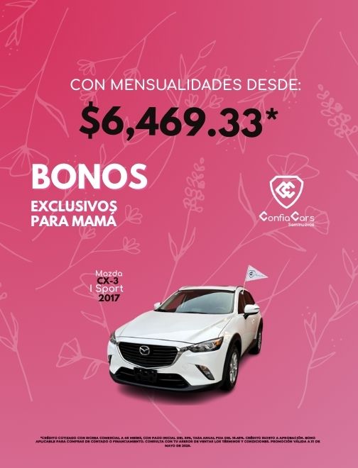 FINANCIAMIENTO MAZDA CX-3 MAYO CEL