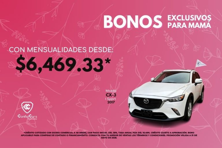 FINANCIAMIENTO MAZDA CX-3 MAYO TABLET