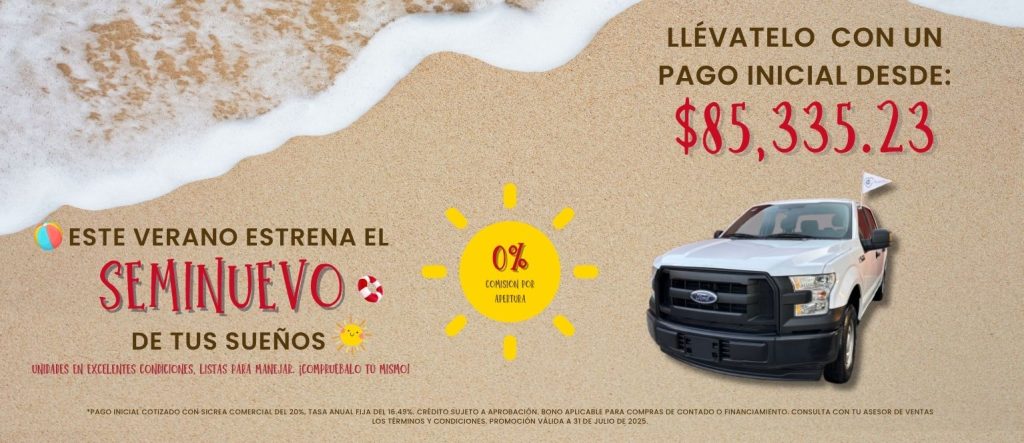 PAGO INICIAL FORD F150 2017 PC
