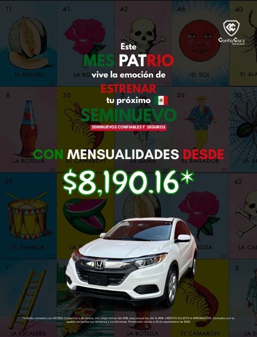 FINANCIAMIENTO HRV SEPTIEMBRE CEL