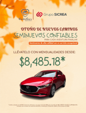 FINANCIAMIENTO MAZDA 3 OCT 2025 CEL