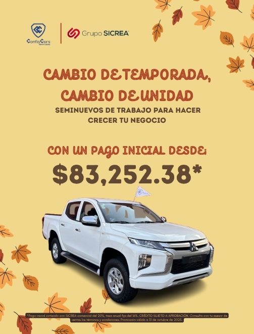FINANCIAMIENTO MITSUBISHI OCT 2025 CEL