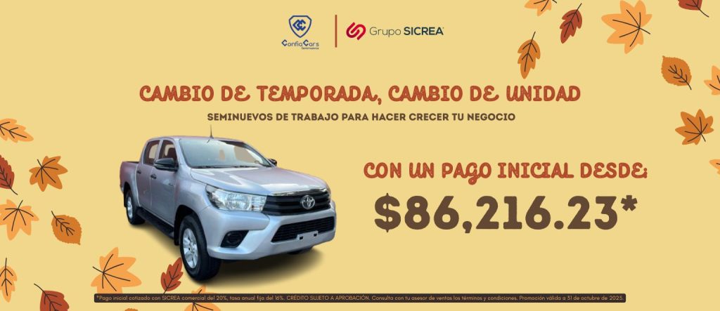 FINANCIAMIENTO PAGO INICIAL HILUX OCT 2025