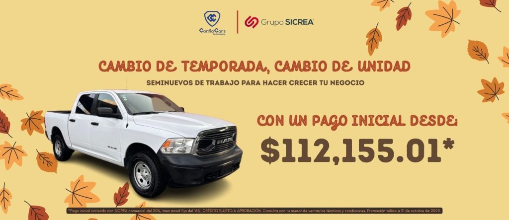 FINANCIAMIENTO PAGO INICIAL RAM OCT 2025