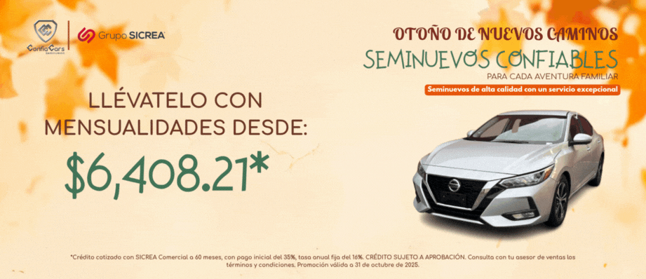 FINANCIAMIENTO SENTRA OCTUBRE 2025
