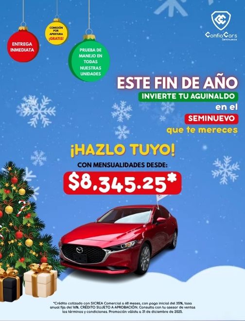 FINANCIAMIENTO MAZDA DICIEMBRE CEL