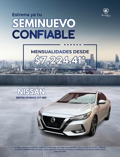 FINANCIAMIENTO SENTRA MARZO CEL 2026