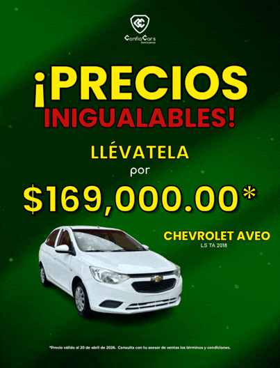 PRECIO AVEO ABRIL 2026 CEL