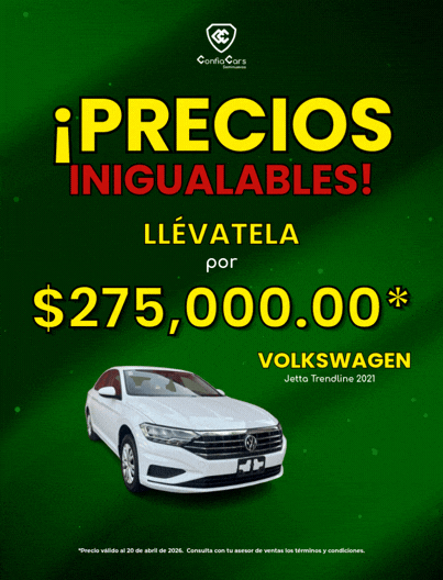PRECIO JETTA ABRIL 2026 CEL