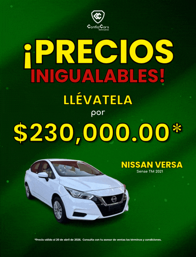 PRECIO VERSA ABRIL 2026 CEL